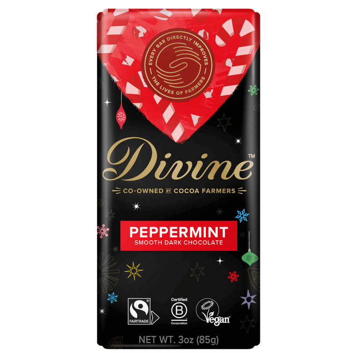 Dark Chocolate Peppermint Holiday Sharing Bar, 3 oz.