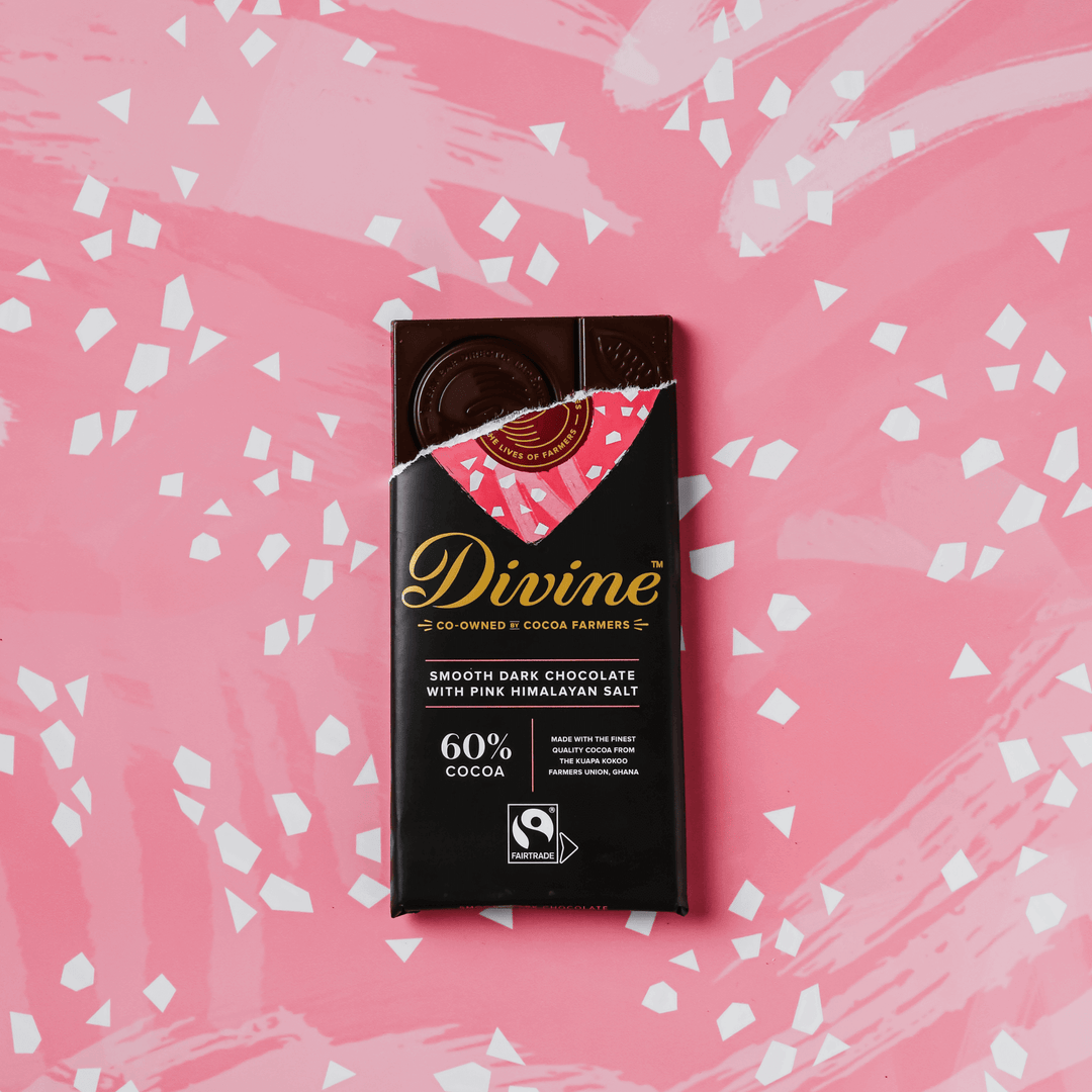 60% Dark Chocolate with Pink Himalayan Salt Sharing Bar, 3 oz.