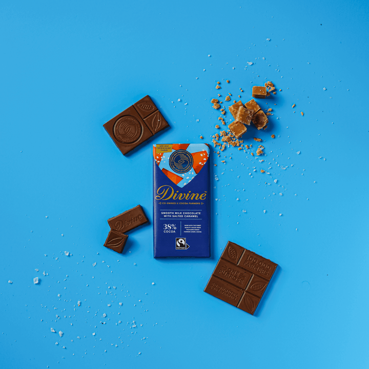 38% Milk Chocolate with Toffee and Sea Salt Sharing Bar, 3 oz.