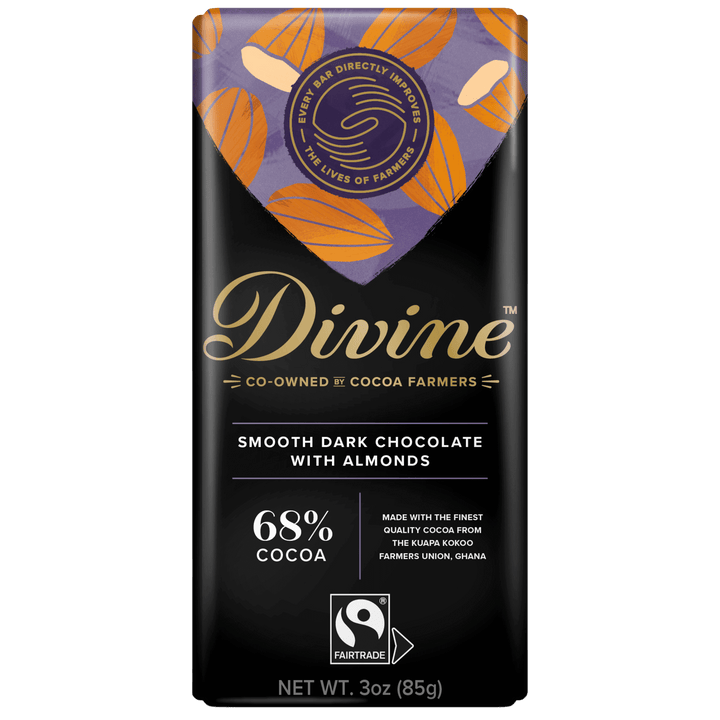 65% Dark Chocolate with Almonds Sharing Bar, 3 oz.