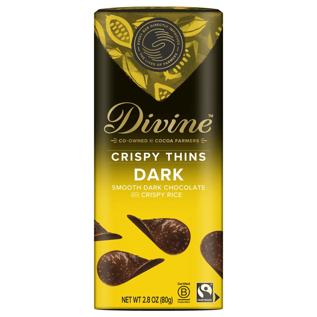 Dark Chocolate Crispy Thins, 2.8 oz. Box